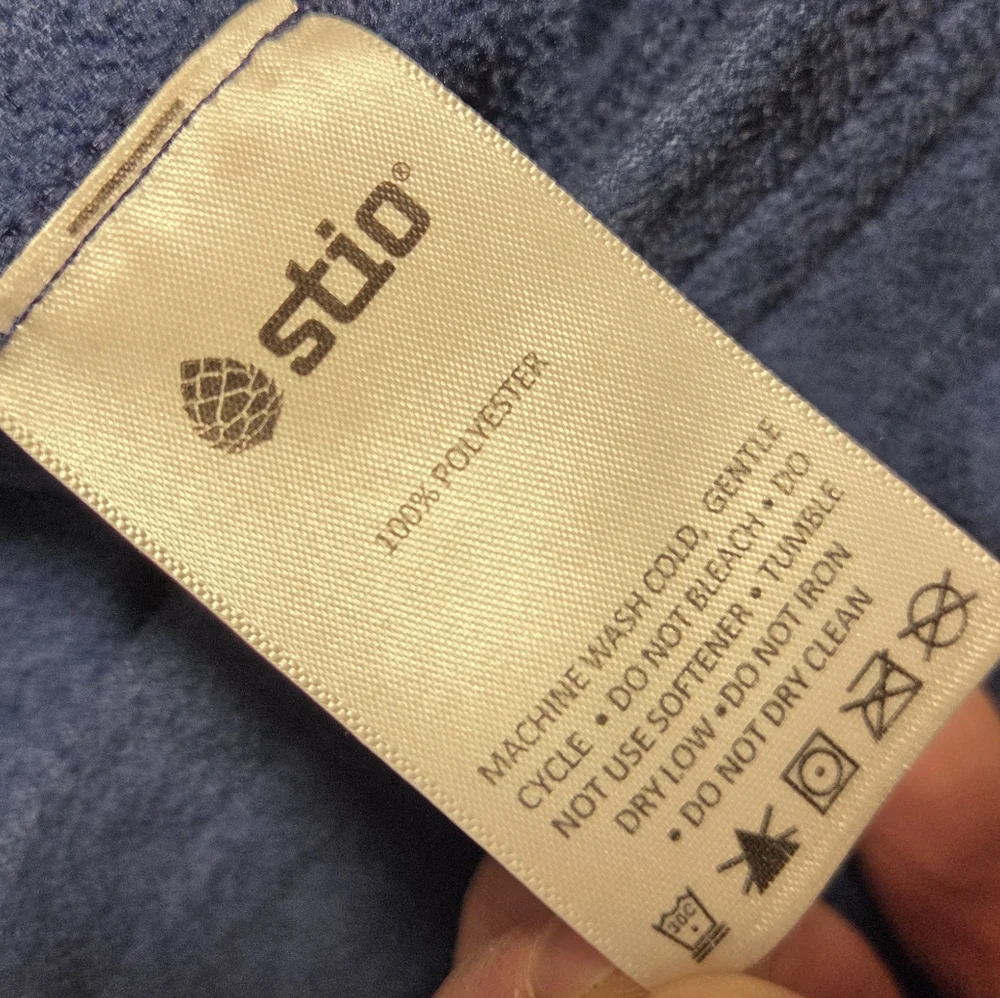 Stio Women's Turpin Fleece Jogger Pants Size Small Style # 1031 Royal Blue - Picture 7 of 10